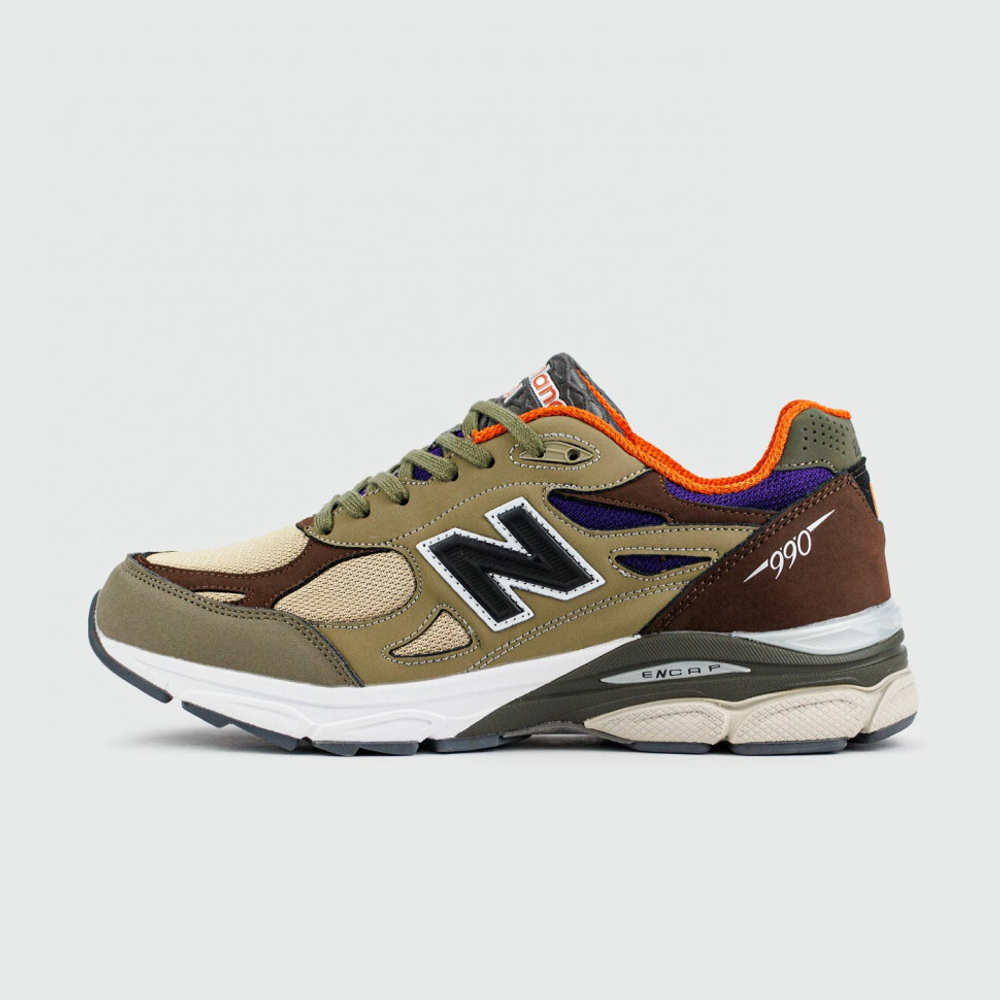 кроссовки New Balance 990 v3 Brown Green