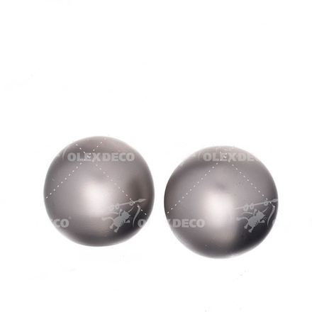 Наконечники "Шарик" d16 мм, цвет хром матовый