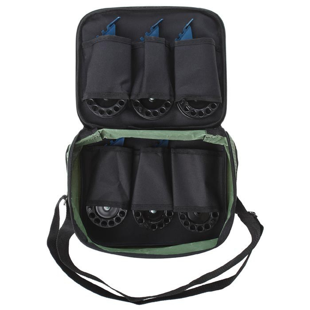 Жерлицы DIKS в малой сумке ОСНАЩЕННЫЕ 6шт.