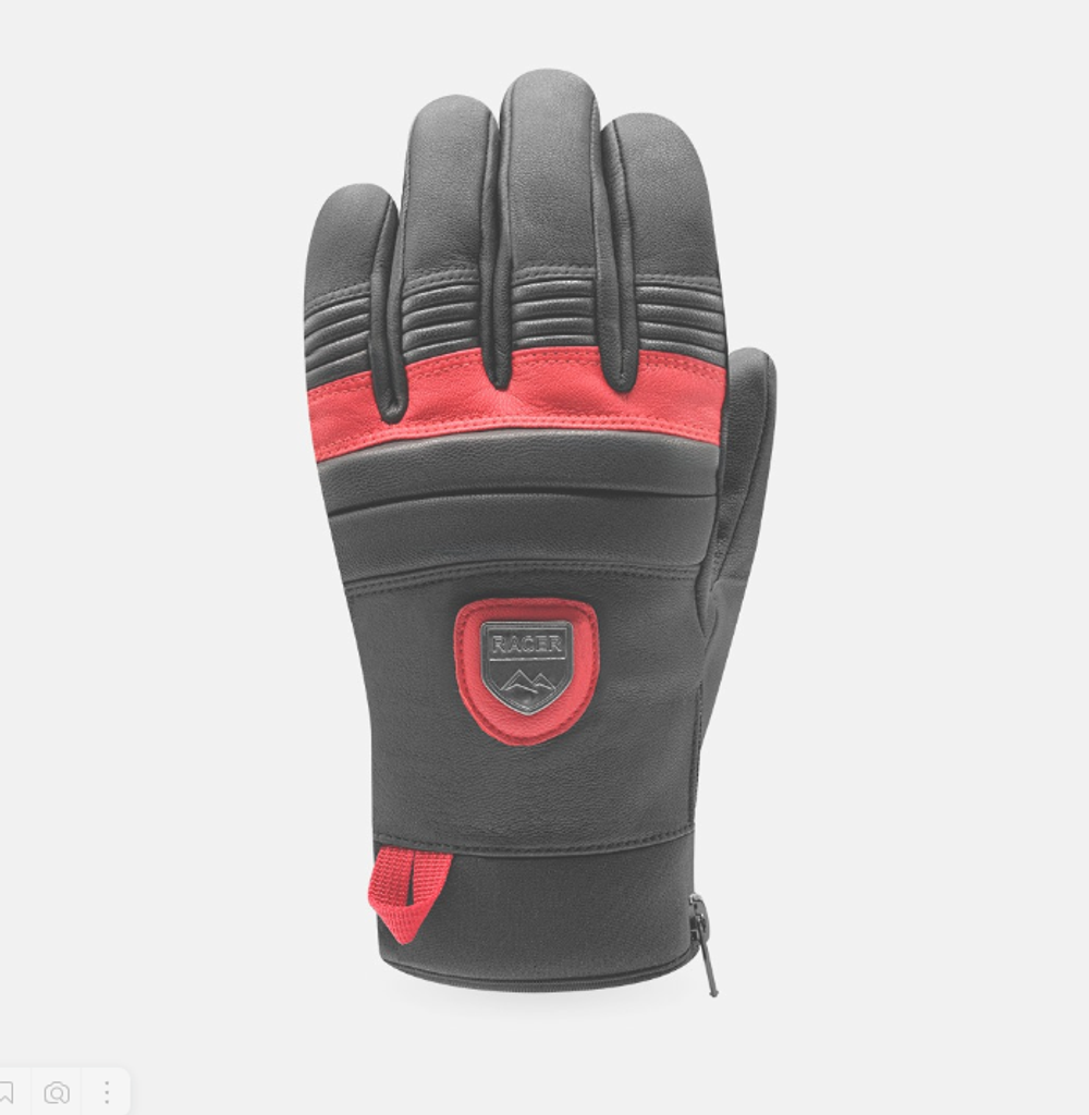 Перчатки RACER LEATHER2 черн./красн. (044)