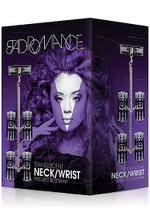 Комплект для бандажа с прозрачными оковами (Цвет: черный)