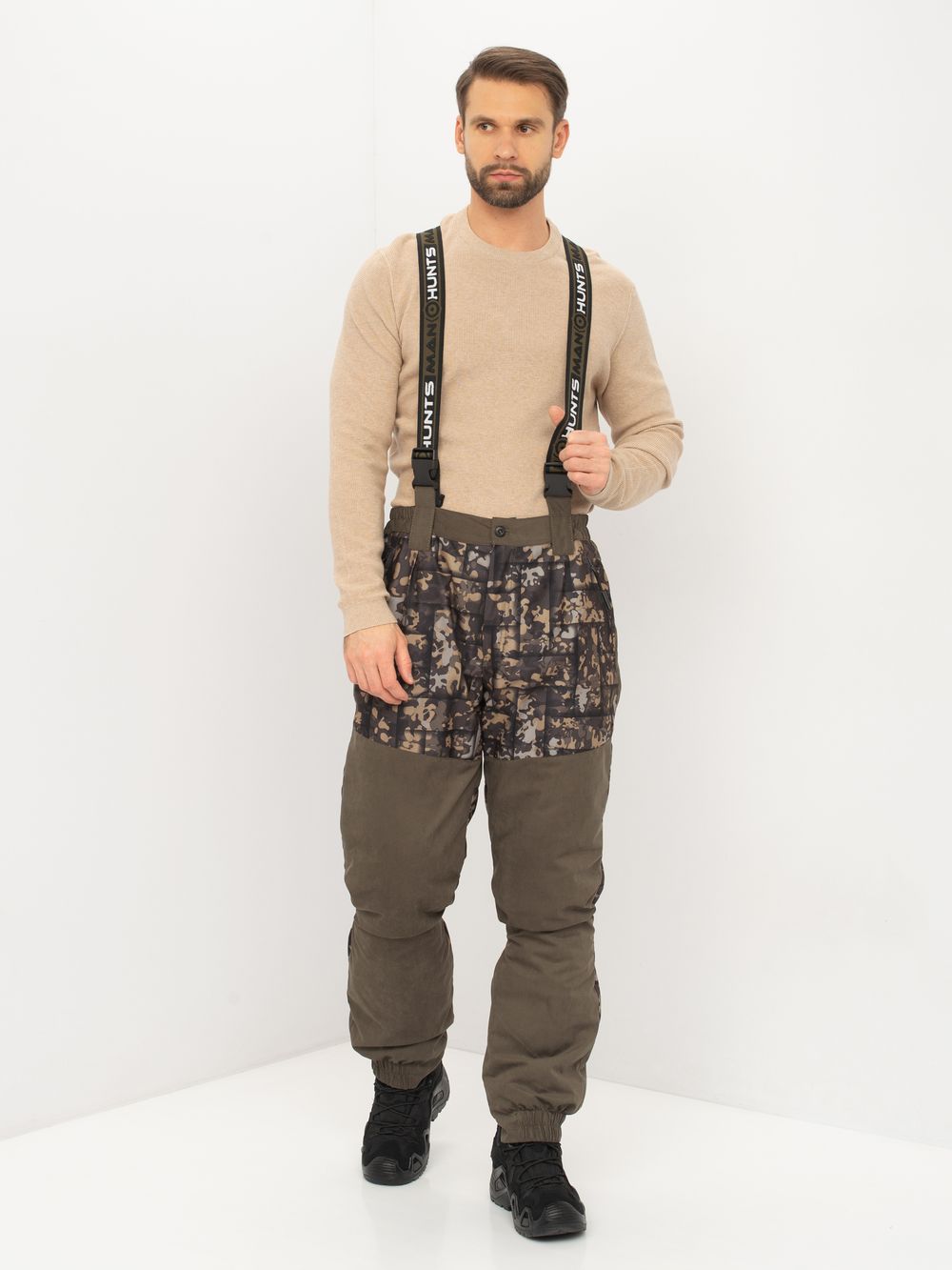 Костюм демисезонный Горка-Люкс ткань Исландия/Алова цвет Хаки/КМФ 005