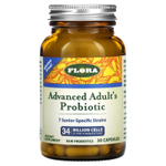 Flora, Udo's Choice, улучшенная формула пробиотика для взрослых, 30 капсул в растительной оболочке