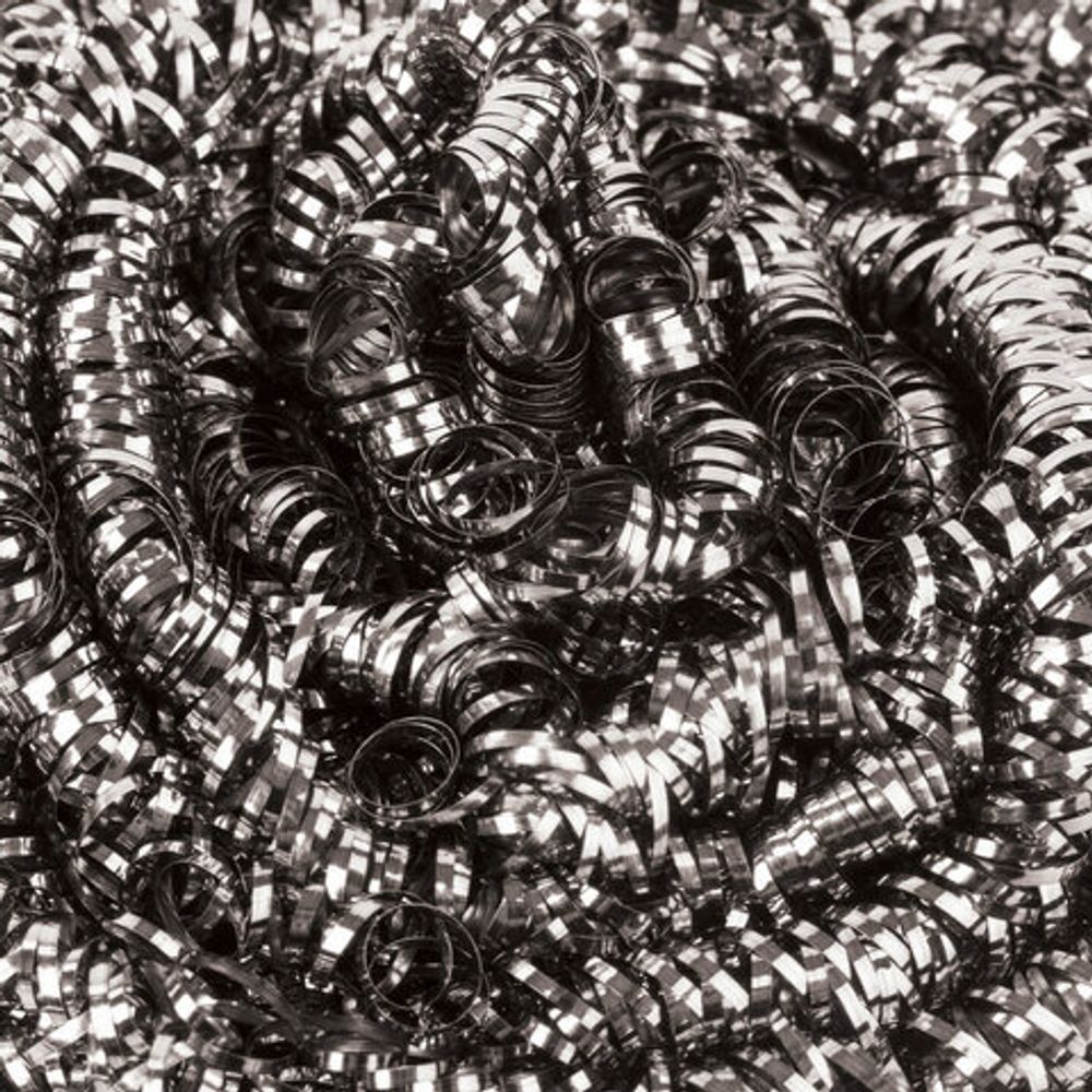 Губка (мочалка) металлическая, спиральная, 27 г, СРЕДНЯЯ, для посуды, гриля, плиты, YORK, 2010