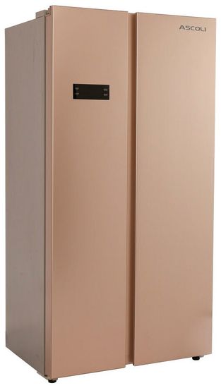 Холодильник Ascoli ACDG571W золото