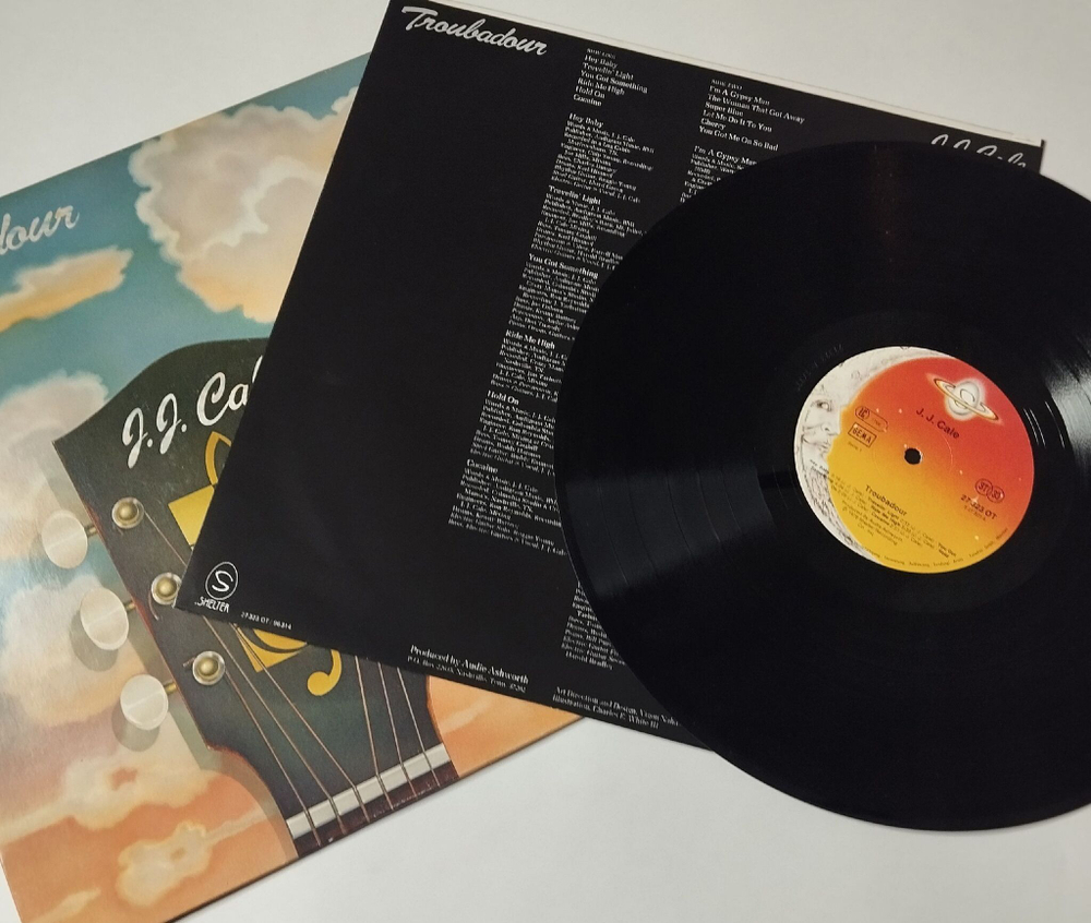 Винтажная виниловая пластинка LP J.J. Cale Troubadour (Germany 1977)