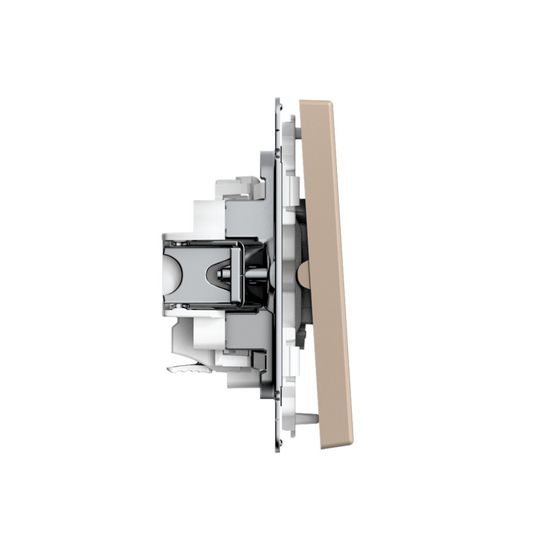 Выключатель 2-кл. ArtGallery 10AX быстрозажим. клем. механизм песочн. SE GAL001251S