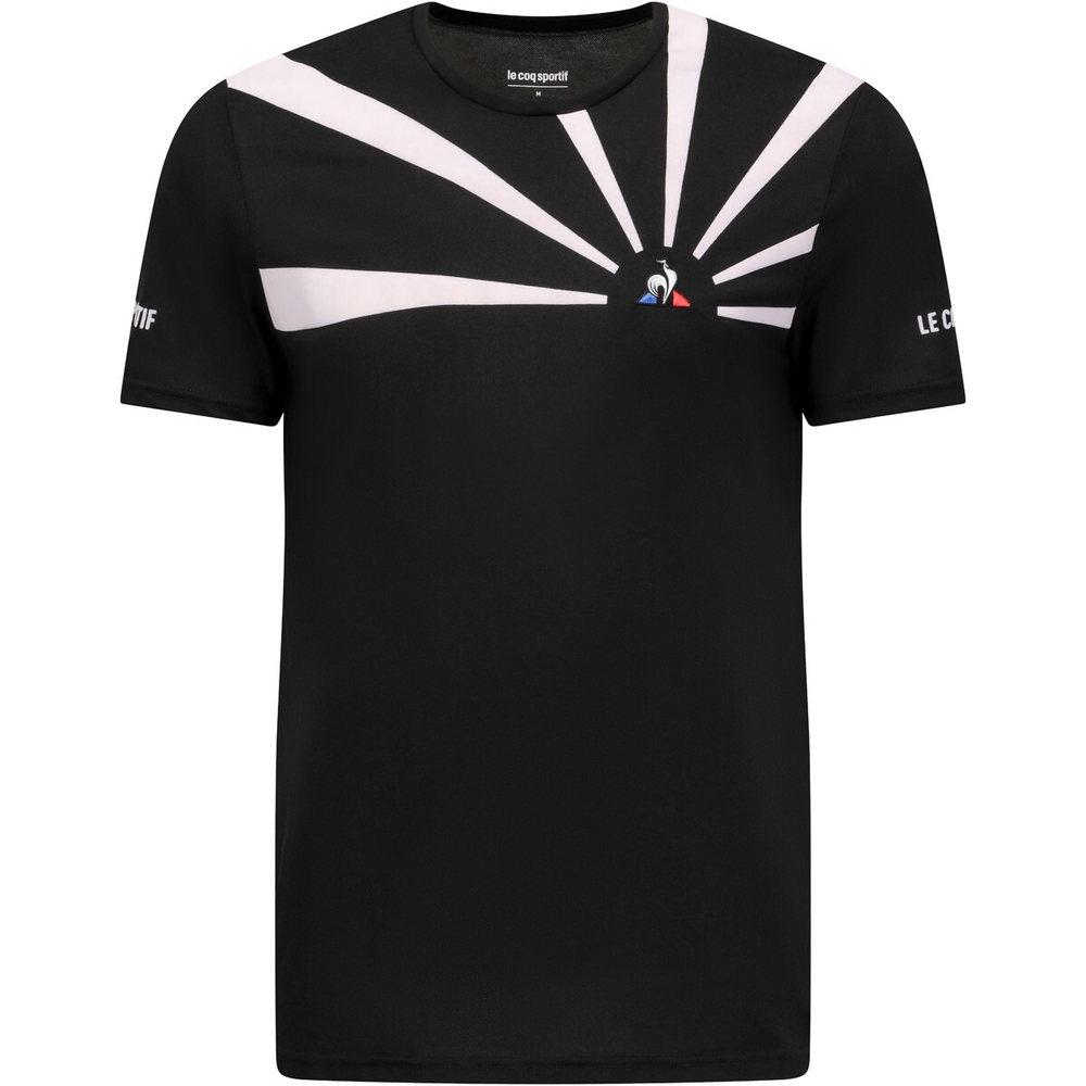 Мужская теннисная футболка Le Coq Sportif TENNIS Tee SS 20 No.2 M - черный