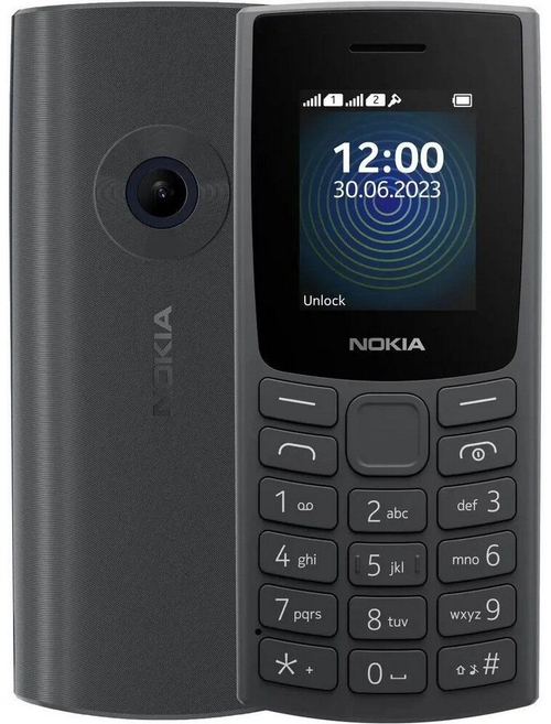 Мобильный телефон Nokia NOKIA 110 DS Charcoal TA-1567 черный