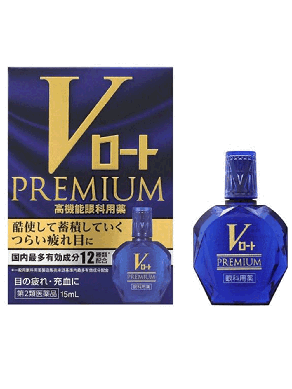 Японские глазные капли Rohto V Premium