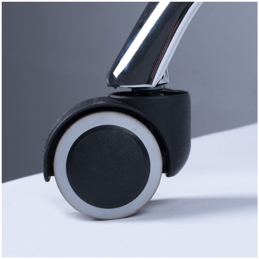 УЦЕНКА-Кресло руководителя Helmi HL-E89 "Blocks" LUX, ткань SY светло-серая, мягкий подлокотник, хром