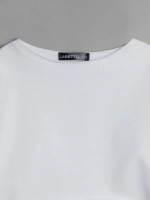 Лонгслив для девочки в школу ,белый