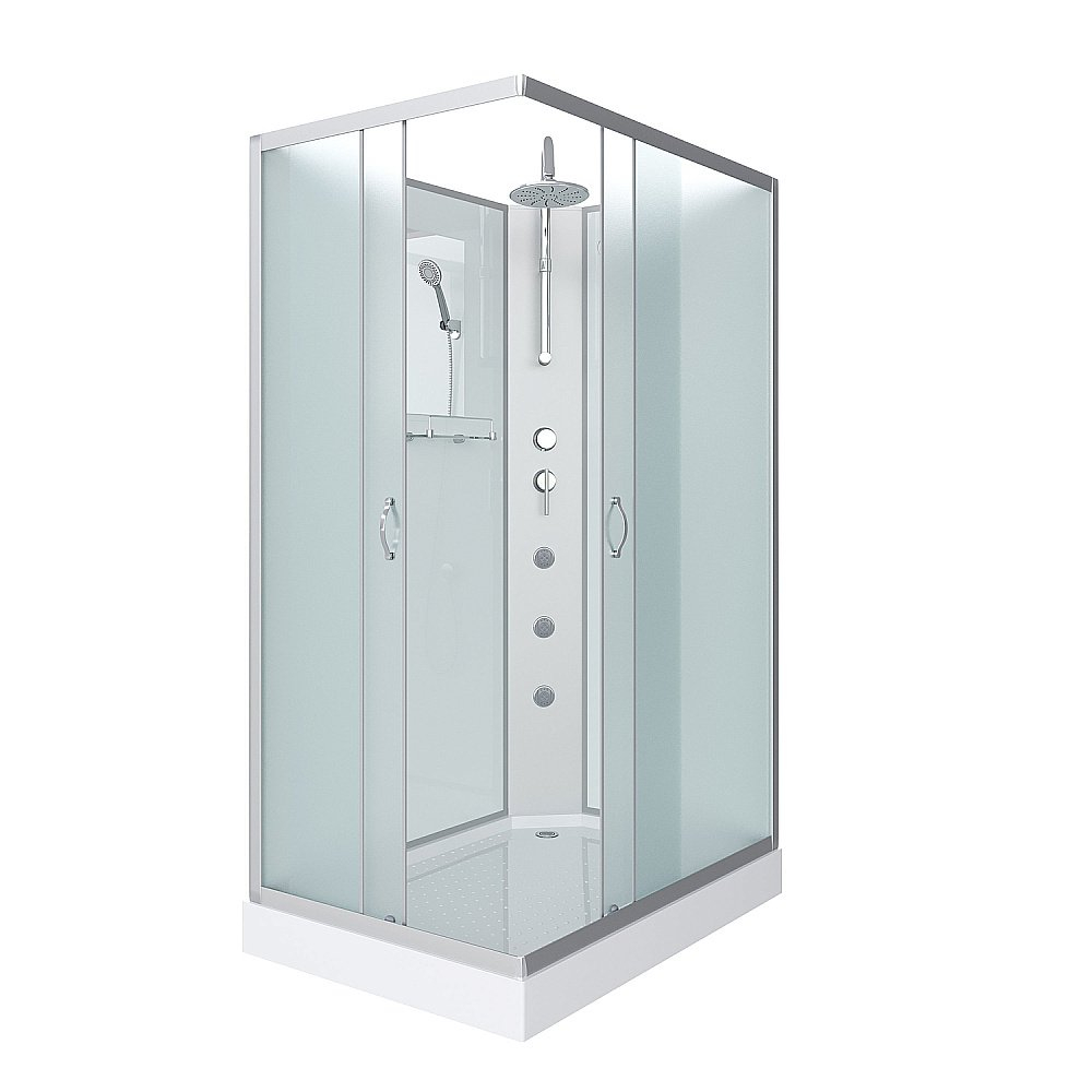Душевая кабина Niagara Classic NG-43185-14QBKTG 110x80 с гидромассажем