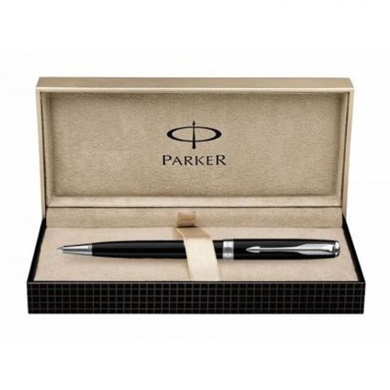 Шариковая ручка Parker Sonnet K530, цвет: LaqBlack CT, стержень: Mblack, S0808830