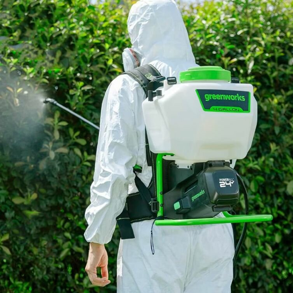 Опрыскиватель аккумуляторный Greenworks 5300307 24V, без АКБ и ЗУ