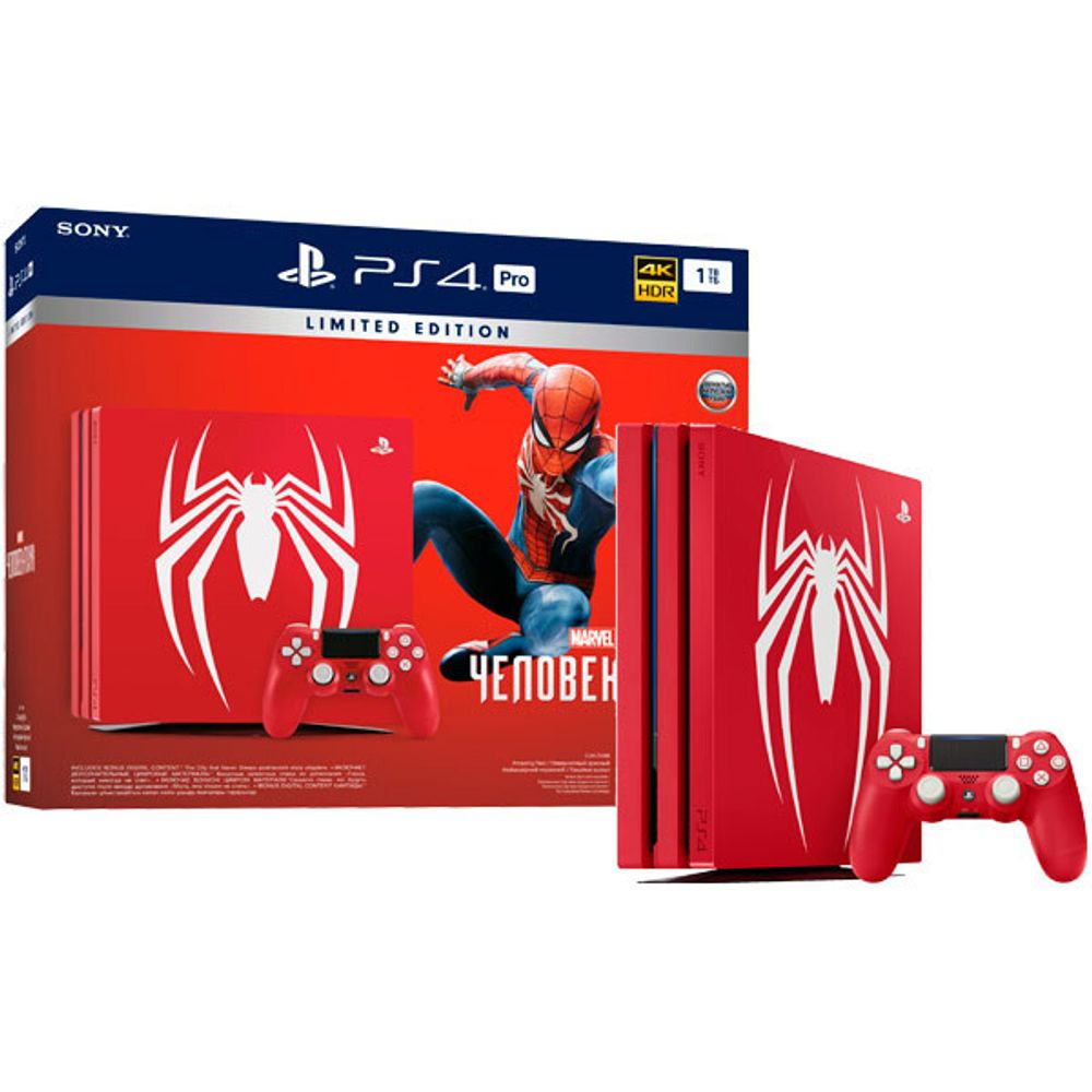 Sony PlayStation 4 PRO 1TB Spider - Man Edition Б/У