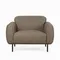 Кресло Blocco, серо-коричневое
