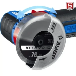 КЕРАМО-10 76 мм, диск алмазный отрезной сплошной, ЗУБР Профессионал