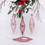 Набор украшений SHINE «Shining icicles» 14,5х4 см (4 шт.), rose pink/baby pink