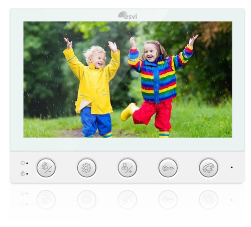 EVJ-E7-FHD цветной FHD (1080P), 7 видеодомофон на две вызывные панели и две камеры