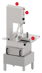 Пила для резки мяса Apach ASWX155A 1ф