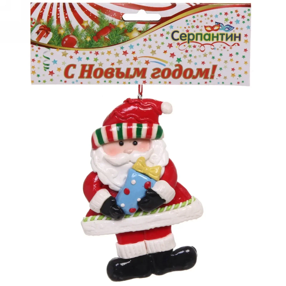 Подвеска Сandy «Дед Мороз» 12,7 см, в ассортименте