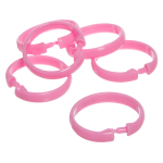 Набор колец для штор 12шт розовые Q2