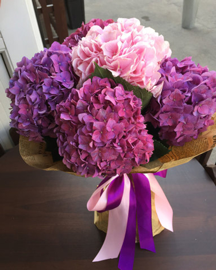 Букет гортензий "Милая леди"