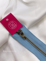 Молния бронзовая голубая