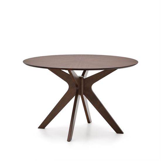Круглый стол Naanim из орехового шпона Ø 120 см Испания La Forma
