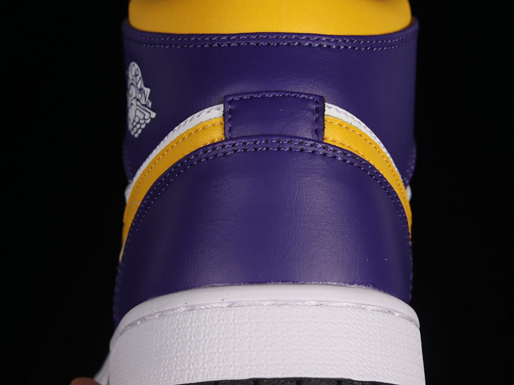 Air jordan mid 1 lakers outlet