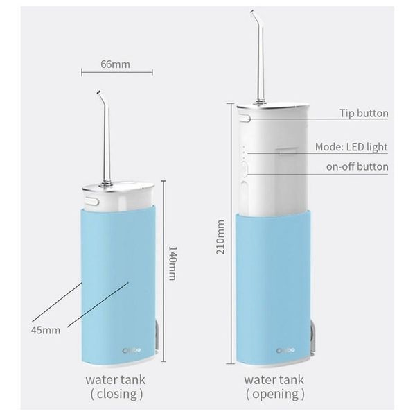 Ирригатор для полости рта Xiaomi Olybo WL8 White Lake Blue (Голубой)