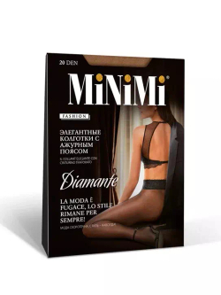 MiNiMi DIAMANTE 20 (кружевной пояс) (С)