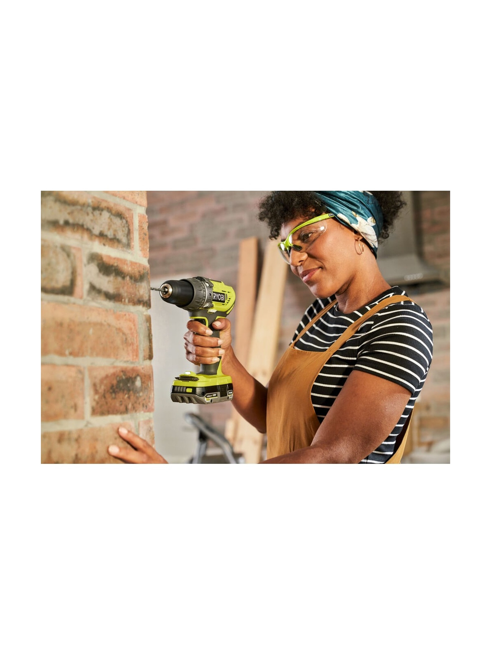 Ударная дрель-шуруповерт Ryobi ONE+ R18PD3-0  без аккумулятора в комплекте 5133002888