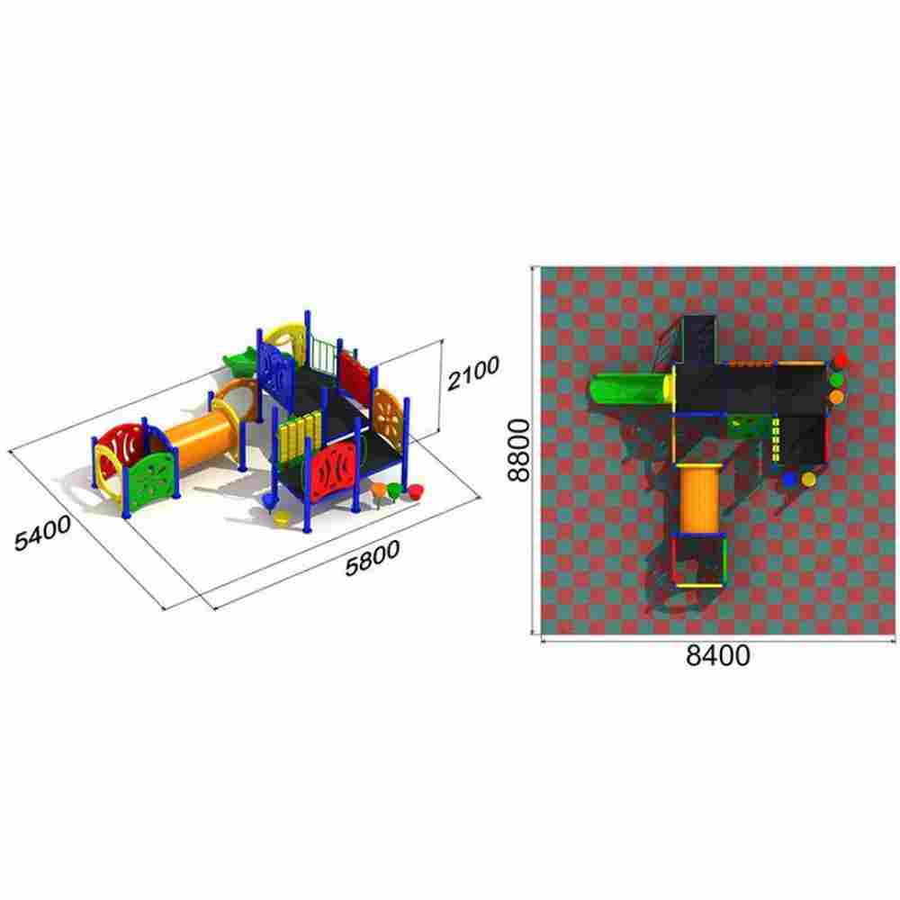 Детский игровой комплекс «Маленький Мир»