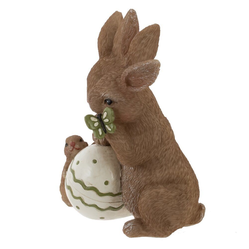 GAEM Фигурка декоративная "Зайцы", L13 W8,5 H14 см