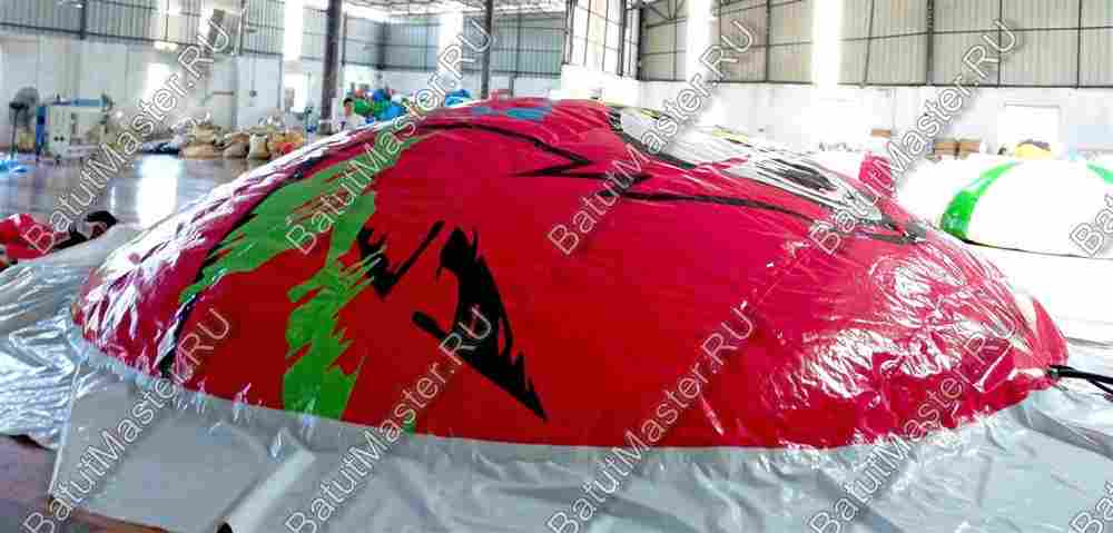 Надувная подушка для установки в грунт «Красная Птица», 7×7×2 м