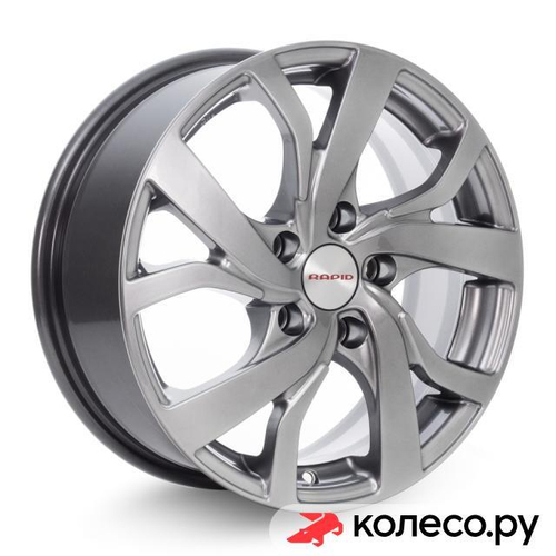 Палермо-оригинал (КС607) 6.5x16/5*108 D63.35 ET50 Дарк платинум