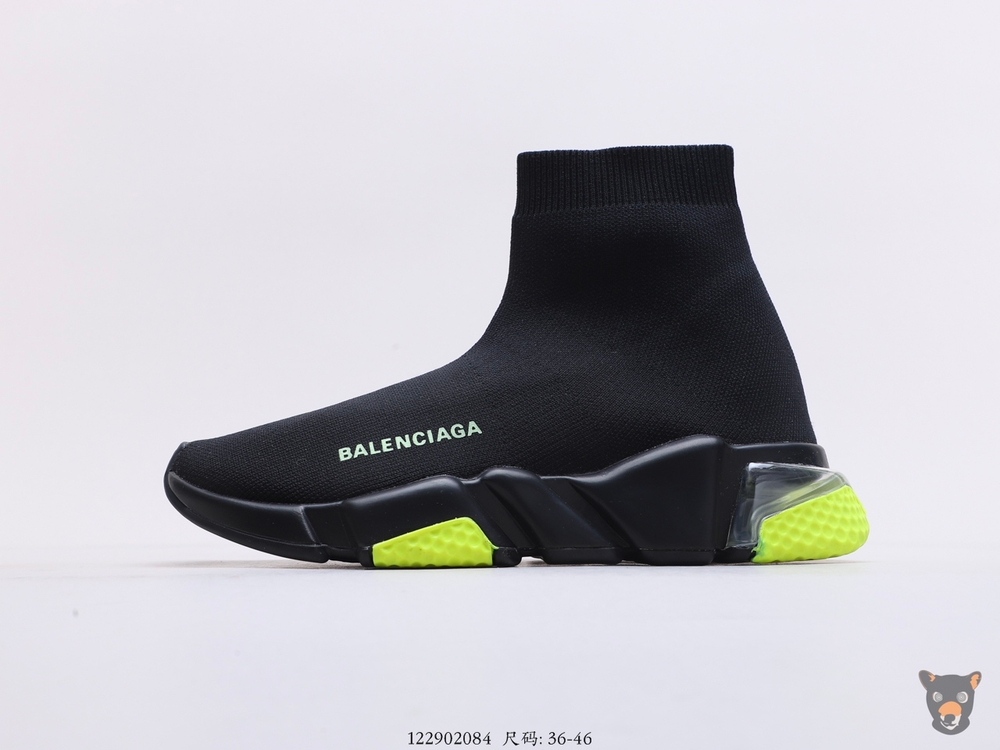 Кроссовки Speed Knit Mid Black/Green