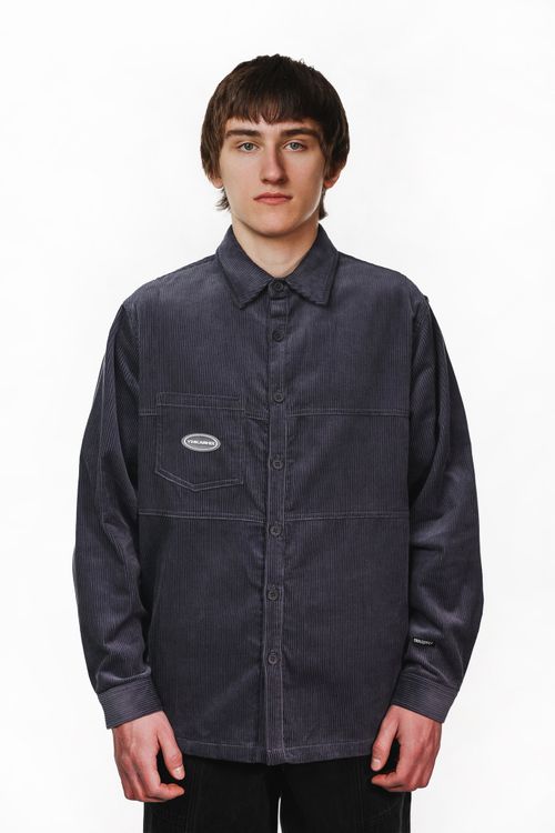 Рубашка Ymkashix Velvet Button графитовая