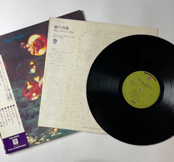 Винтажная виниловая пластинка LP Deep Purple Who Do We Think We Are (Japan 1973) (Obi) (1 Press) Rat Bat Blue