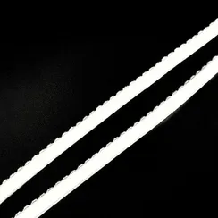 Резинка отделочная белая 10 мм (цв. 001), 641/10