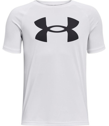 Футболка для мальчика теннисная Under Armour Tech Big Logo SS - белый
