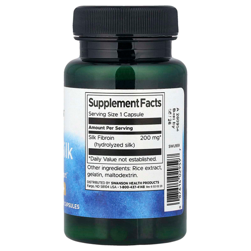 Swanson, NeuroSilk, 200 мг, 60 капсул