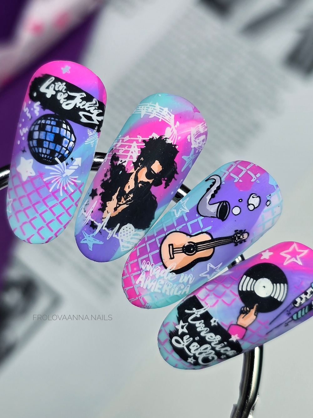 Stamping plate Enigmanic Stamping American Mood