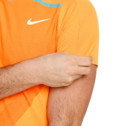 Мужское теннисное поло Nike Dri-Fit Advantage RAFA Court T-Shirt Men - Orange