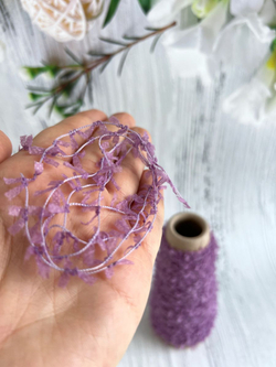 пряжа для вязания травка пушистая реснички