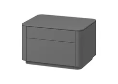 Тумба прикроватная Tammi 2 ящика ширина 60 см (серый)