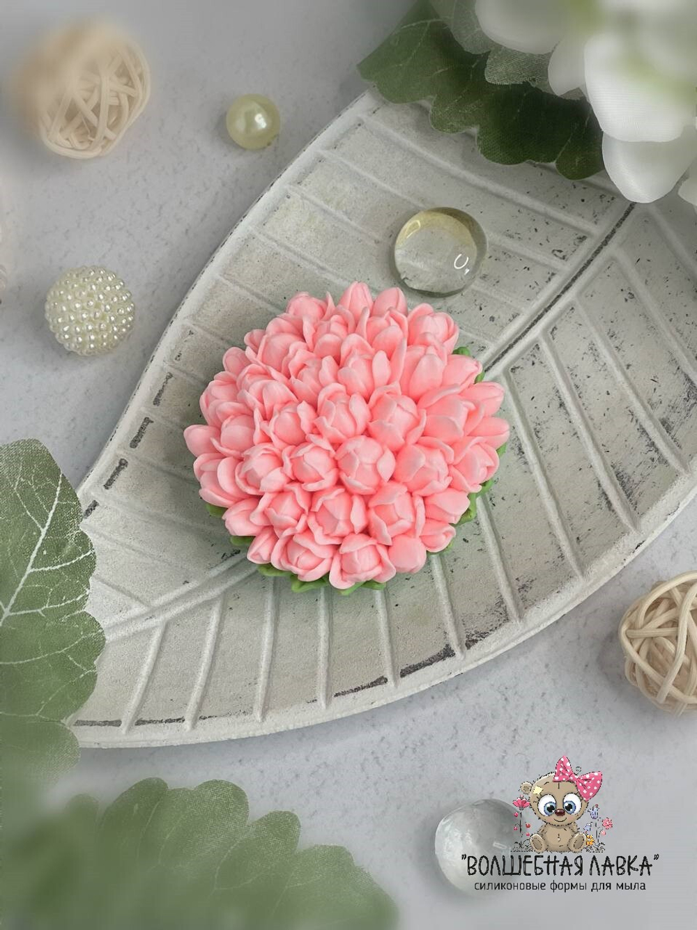 Силиконовая форма Шапочка тюльпаны