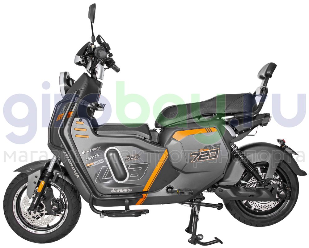 Электроскутер WENBOX U7 1500W (60V/30Ah) - Серый фото №7